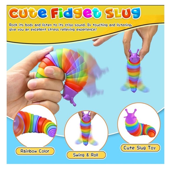 Sensory Toys for Autistic, Kids, Autism, Squishy, Colorful Fidget Toy Pack. - Picture 2 of 8